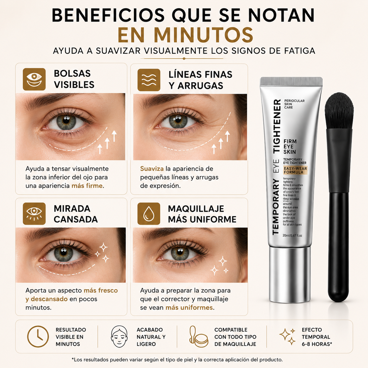 Crema Tensora de contorno de ojos