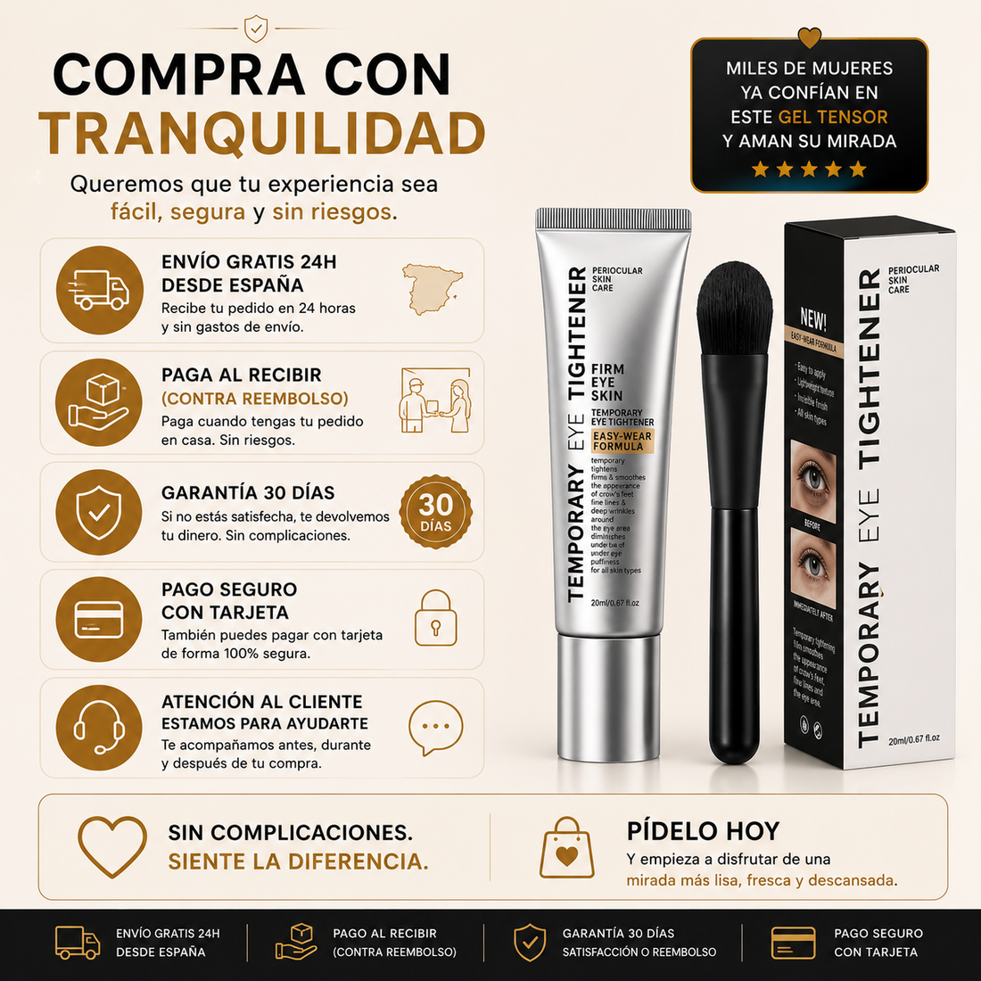 Pide hoy y paga cuando llegue