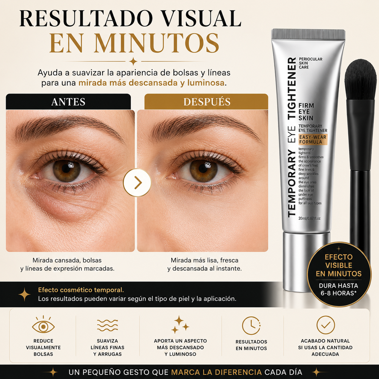 Crema Tensora de contorno de ojos