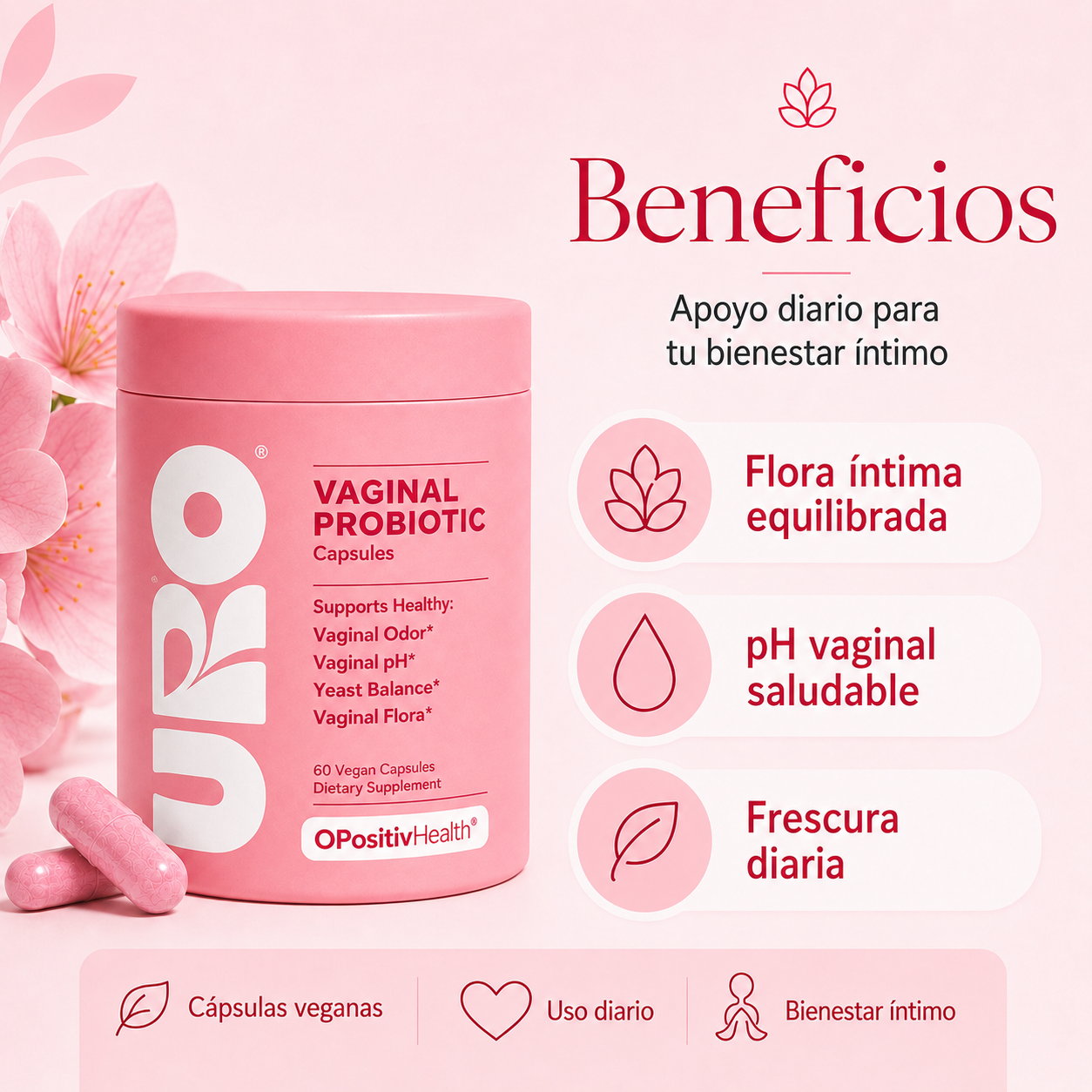 FloraFem — Probiótico Íntimo Femenino