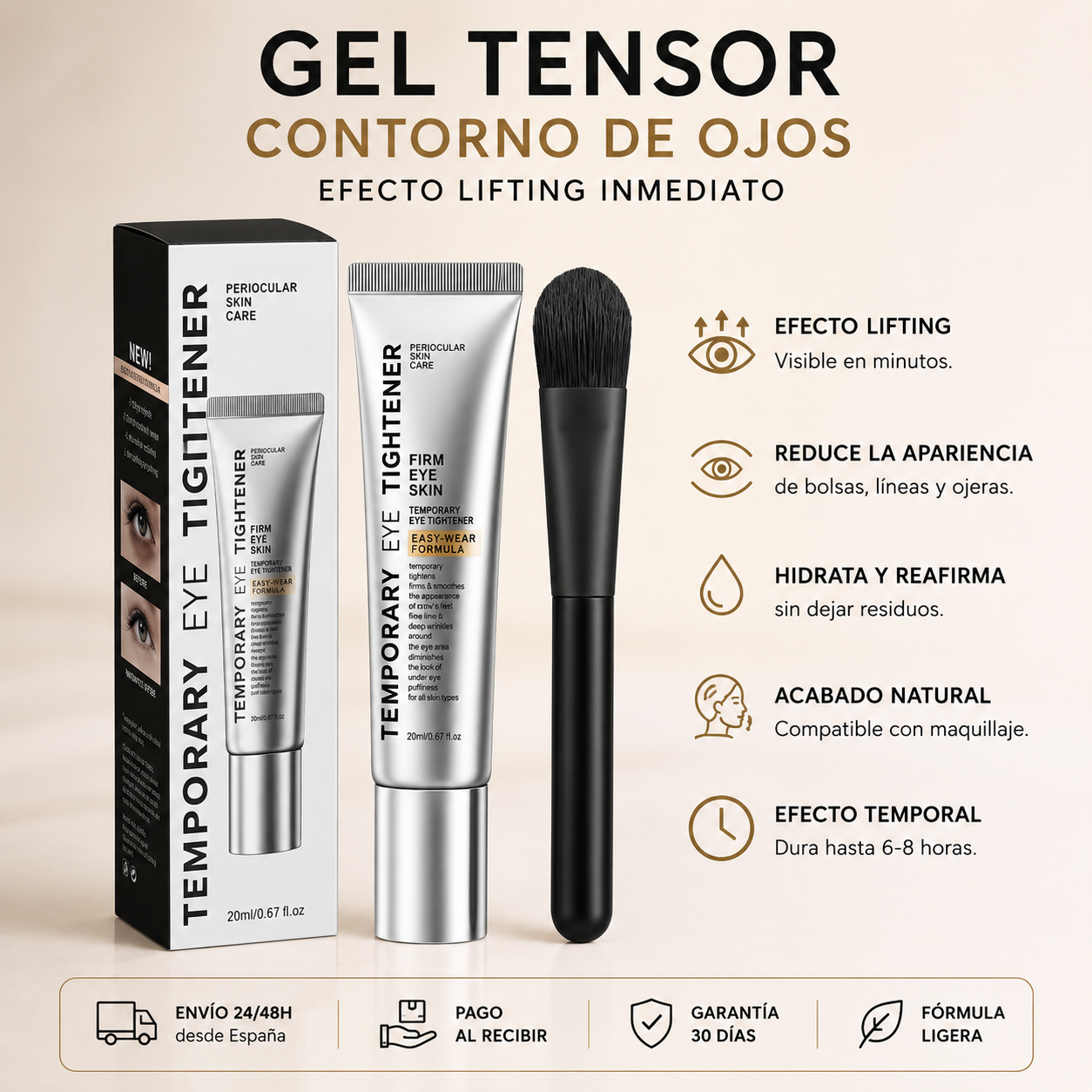 Crema Tensora de contorno de ojos