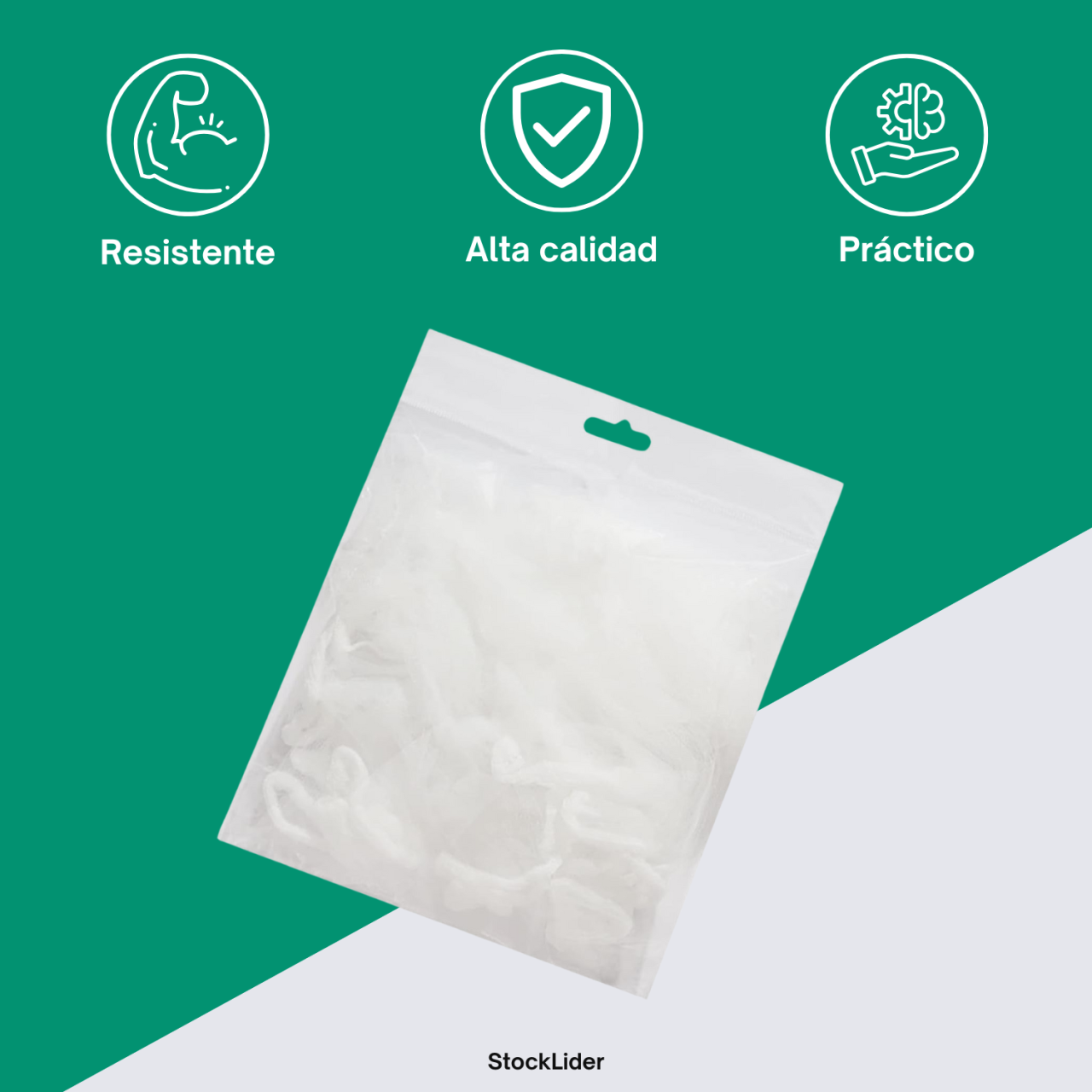 50 Bolsas para Filtro de Cocina