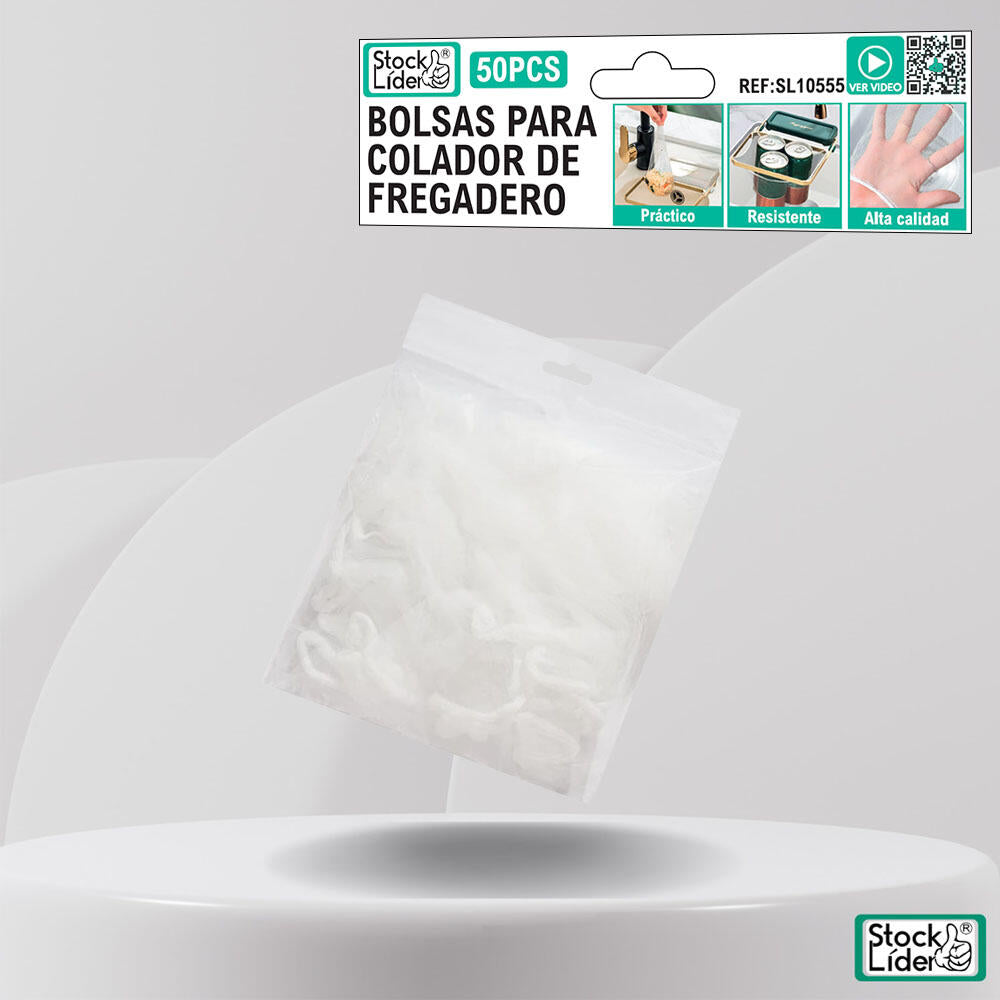100 Bolsas para Filtro de Cocina